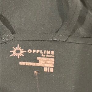 Aerie OFFLINE Charcoal Sports Bra